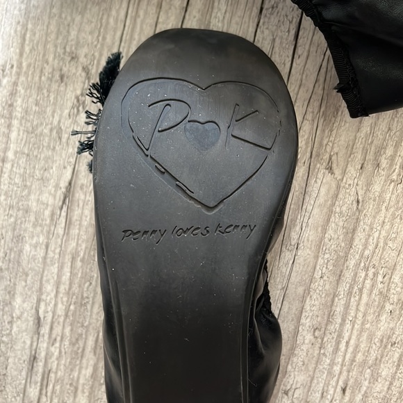 Penny Loved Kenny Black Ballerina Flats Bling size 8.5 - Picture 6 of 10